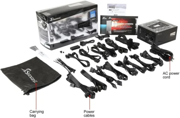 Seasonic PRIME 1000 Titanium 1000W 80+ Titanium Fully Modular ATX Power Supply - SSR-1000TR
