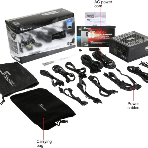 Seasonic Prime Ultra 650W 80 PLUS Titanium Fully Modular ATX Power Supply - SSR-650TR