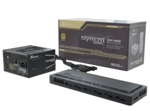 Seasonic Syncro Q704 + DGC-650 650W 80+ Gold Fully Modular Power Supply Bundle - SSR650FA2