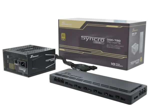 Seasonic Syncro Q704 + DGC-750 Gold 750W 80+ Gold Fully Modular Power Supply Chassis Bundle - SSR750FA2