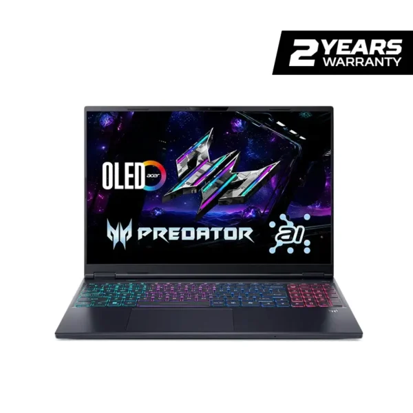 Acer Predator Helios Neo Slim 16 16" WQXGA OLED 165Hz Core Ultra 7 356H RTX 5060 16GB RAM 512GB SSD Gaming Laptop - PHN16S-I51-78LN