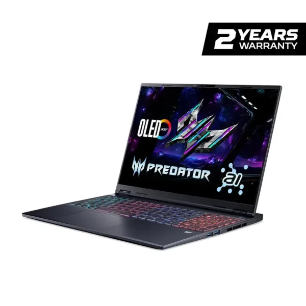 Acer Predator Helios Neo Slim 16 16" WQXGA OLED 165Hz Core Ultra 7 356H RTX 5060 16GB RAM 512GB SSD Gaming Laptop - PHN16S-I51-78LN