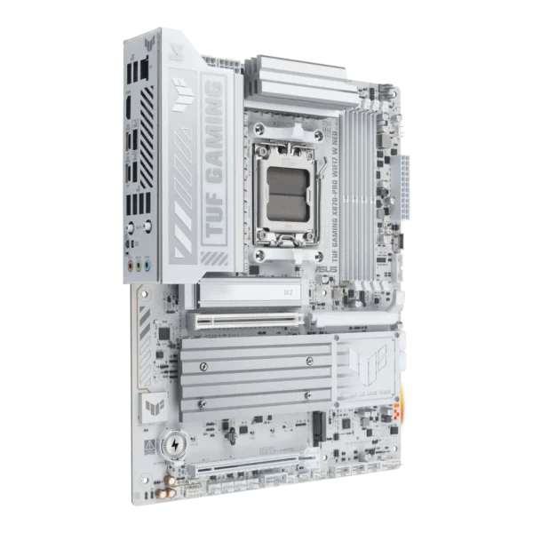 fwebp (1) ASUS TUF GAMING X870-PRO WIFI7 W NEO AMD AM5 ATX DDR5 PCIe 5.0 White Motherboard TUF GMG X870-PRO WIFI7 W NEO