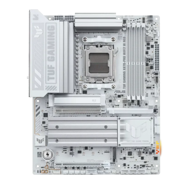 fwebp ASUS TUF GAMING X870-PRO WIFI7 W NEO AMD AM5 ATX DDR5 PCIe 5.0 White Motherboard TUF GMG X870-PRO WIFI7 W NEO