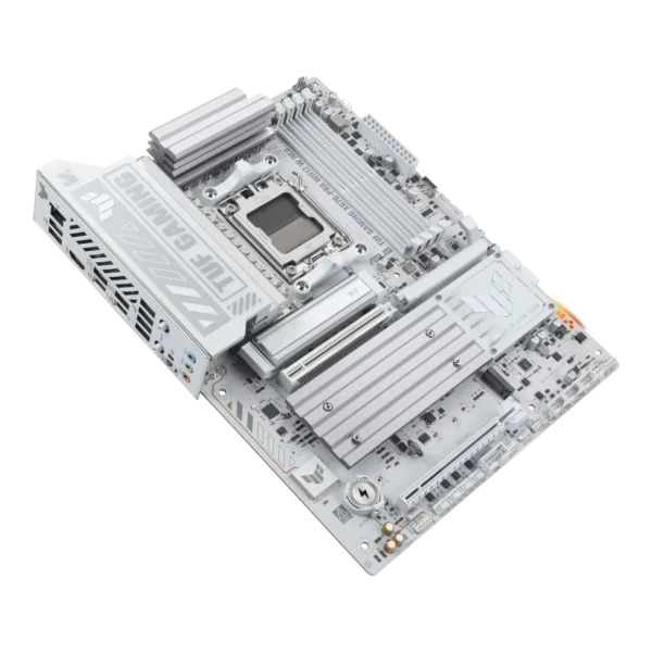fwebp (2) ASUS TUF GAMING X870-PRO WIFI7 W NEO AMD AM5 ATX DDR5 PCIe 5.0 White Motherboard TUF GMG X870-PRO WIFI7 W NEO