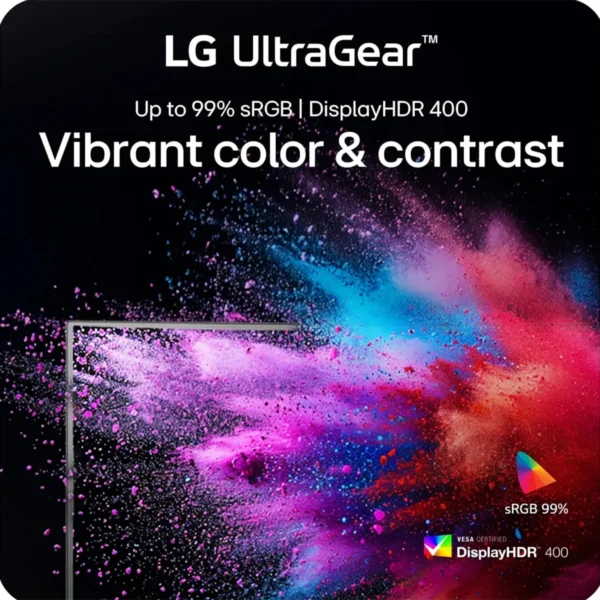 LG 27" UltraGear QHD 1440p IPS 200Hz 1ms FreeSync HDR400 Gaming Monitor - 27G610A-B