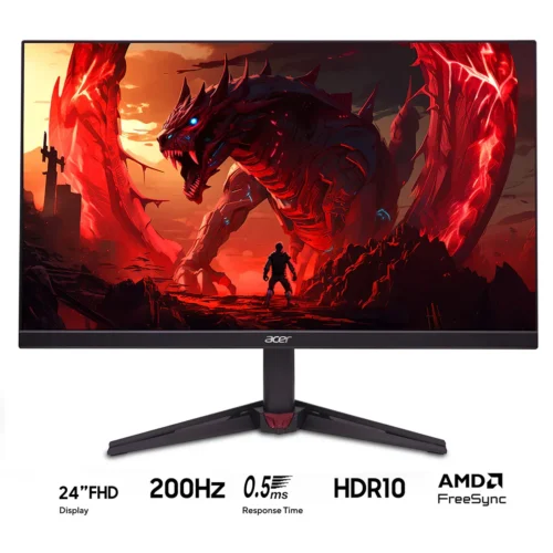 Acer Nitro 23.8" Full HD IPS Gaming Monitor - 200Hz, 0.5ms, sRGB 99%, AMD FreeSync - VG240Y X1