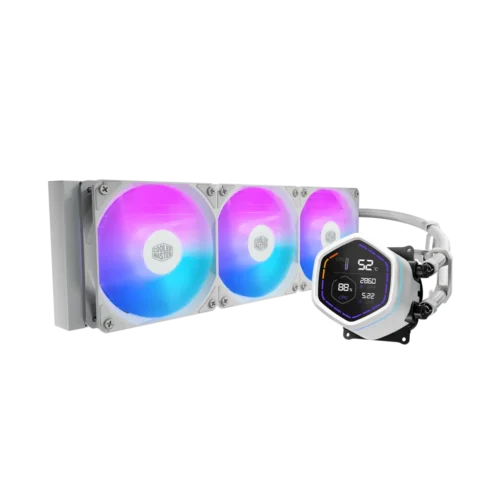 COOLER MASTER ML Core Nex Digital 360 White ARGB AIO Liquid Cooler - MLX-D36M-A18PW-RD