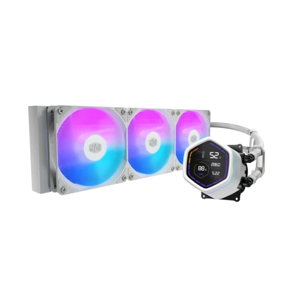 COOLER MASTER ML Core Nex Digital 360 White ARGB AIO Liquid Cooler - MLX-D36M-A18PW-RD