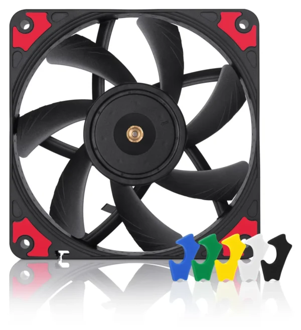 Noctua NF-A12x15 PWM chromax.black.swap 120mm Slim Premium Fan - NF-A12X15PWM CH.BK.S