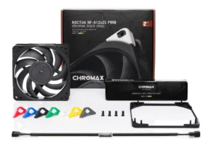 Noctua NF-A12x25 PWM chromax.black.swap 120mm Premium Quiet Fan - NF-A12X25PWM CH.BK.S