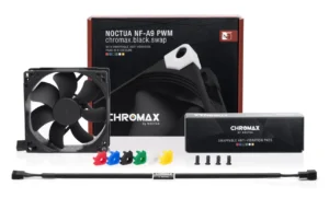 Noctua NF-A9 PWM chromax.black.swap 92x92x25mm High-Efficiency Quiet Premium Cooling Fan - NF-A9 PWM CH.BK.S