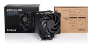 Noctua NH-U12A chromax.black 120mm Single Tower CPU Cooler - NH-U12A CH.BK