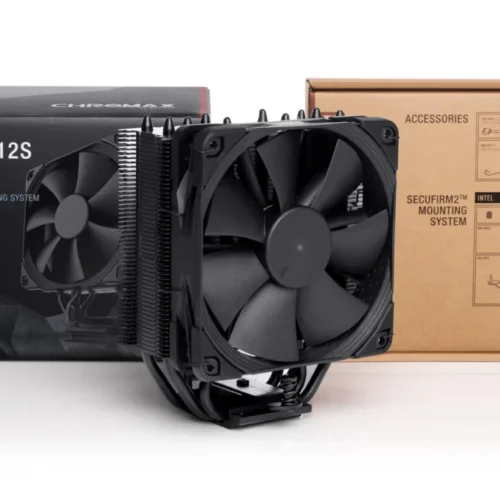 Noctua NH-U12S chromax.black 120mm Single Tower CPU Cooler - NH-U12S CH.BK