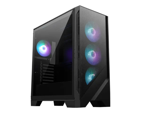 MSI MAG FORGE 321R AIRFLOW ATX Mid Tower Mesh Gaming Case 4x ARGB Fans - MAG FORGE 321R AIRFLOW (new)