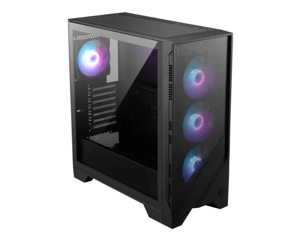 MSI MAG FORGE 321R AIRFLOW ATX Mid Tower Mesh Gaming Case 4x ARGB Fans - MAG FORGE 321R AIRFLOW (new)