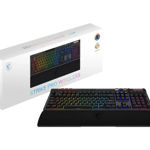 MSI Strike Pro Wireless Silent Mechanical Tactile Gaming Keyboard - Strike Pro W Silent