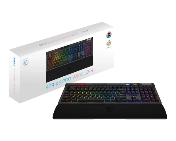 MSI Strike Pro Wireless Silent Mechanical Tactile Gaming Keyboard - Strike Pro W Silent