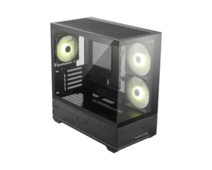product_1767171991819c4cb3c62562b508eb08a9ddb12207 MSI MAG PANO M110R Black mATX Mini Tower Panoramic Tempered Glass ARGB Case - MAG PANO M110R