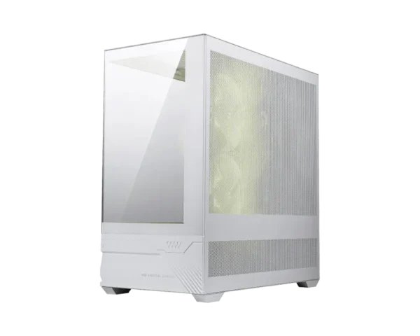 product_1767171991f1e79929724bef43d8eeaac111750e30 MSI MAG PANO M110R White Mini Tower mATX PC Case 270-Degree Tempered Glass ARGB - MAG PANO M110R WHITE