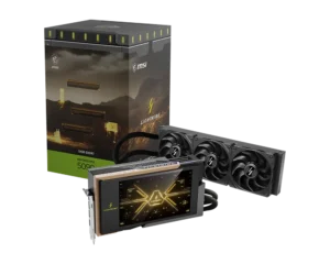 MSI GeForce RTX 5090 LIGHTNING Z 32GB GDDR7 Liquid Cooled GPU w/ 8-Inch Display - RTX 5090 32G LIGHTNING Z
