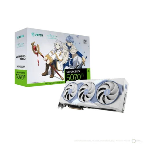 MSI GeForce RTX 5070 Ti 16G FRIEREN EDITION OC 16GB GDDR7 256-bit PCIe Gen 5 Graphics Card G507T-16FEC