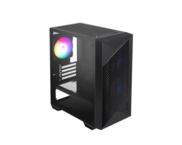 MSI PRO FORGE M050A mATX Mini Tower PC Case Tempered Glass 4x Auto-RGB Fans - PRO FORGE M050A