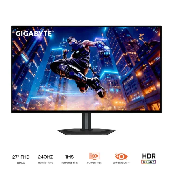 GIGABYTE GS27FC2 27-Inch Curved 1500R VA FHD 1080p 240Hz 1ms Gaming Monitor - GP-GS27FC2-AP