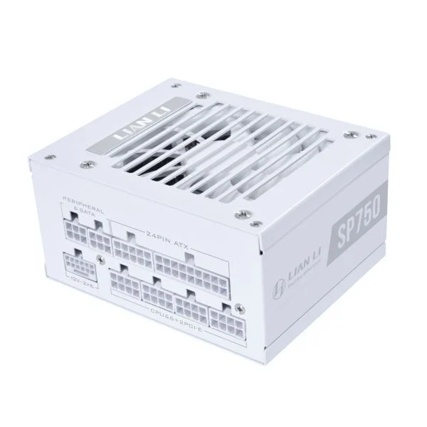 Lian Li - SP 850 V2 Gold 850W SFX 80+ Gold Fully Modular ATX 3.1 PSU Black / White - SP 850G