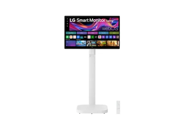 thum-1600x1062 LG 31.5" 4K UHD IPS Touchscreen Smart Monitor Swing webOS Rolling Stand - 32U889SA-W