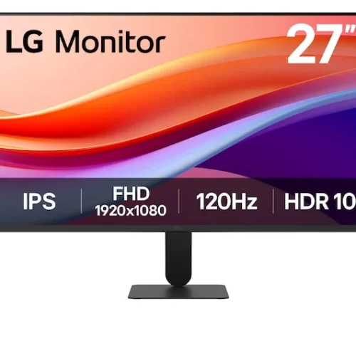 LG 27" IPS Full HD 1080p 120Hz 5ms HDR10 sRGB 99% Virtually Borderless Monitor - 27U411A-B