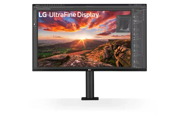 LG 31.5" UHD 4K IPS Ergo Monitor with USB-C 60W PD HDR10 DCI-P3 95% - 32UN880K-B