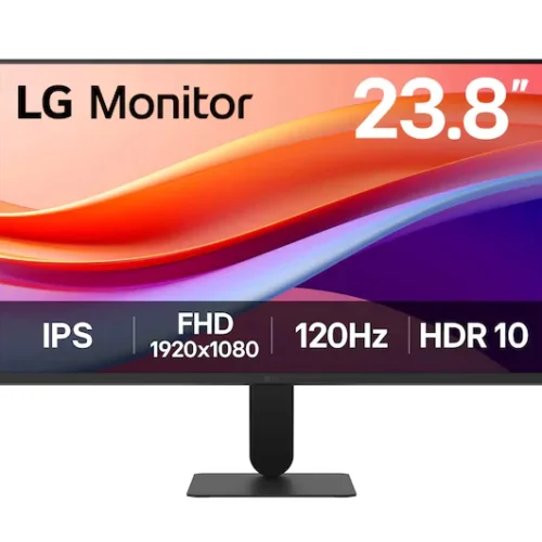 LG 23.8" IPS Full HD 1080p 120Hz 5ms HDR10 sRGB 99% Virtually Borderless Monitor - 24U411A-B