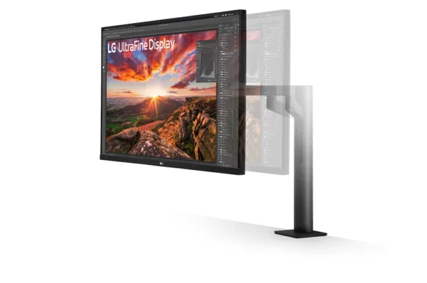 LG 31.5" UHD 4K IPS Ergo Monitor with USB-C 60W PD HDR10 DCI-P3 95% - 32UN880K-B
