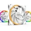 01_140_PWM_highspeed Be Quiet! Light Wings White 140mm PWM High-Speed Triple-Pack ARGB Case Fans with 20 ARGB LEDs and ARGB Hub - BL103