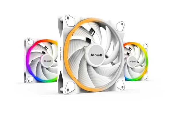 01_140_PWM_highspeed Be Quiet! Light Wings White 140mm PWM High-Speed Triple-Pack ARGB Case Fans with 20 ARGB LEDs and ARGB Hub - BL103