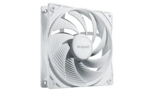 BE QUIET! Pure Wings 3 120mm PWM High-Speed Case Fan, Closed Loop Motor, Rifle Bearing, White - BL111