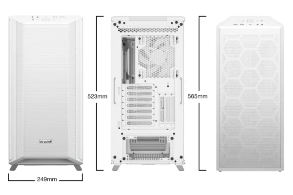 02_Dark_Base_701_White (1) BE QUIET! Dark Base 701 White E-ATX Mid-Tower PC Case with ARGB - BGW59