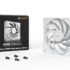 03_Pure_Wings_3_120mm_PWM_high-speed_White_packshot BE QUIET! Pure Wings 3 120mm PWM High-Speed Case Fan, Closed Loop Motor, Rifle Bearing, White - BL111