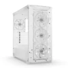 03_Shadow_Base_800_FX_white Be Quiet! Shadow Base 800 FX White Airflow ATX Midi-Tower Case with 4 Light Wings ARGB Fans & Tempered Glass - BGW64