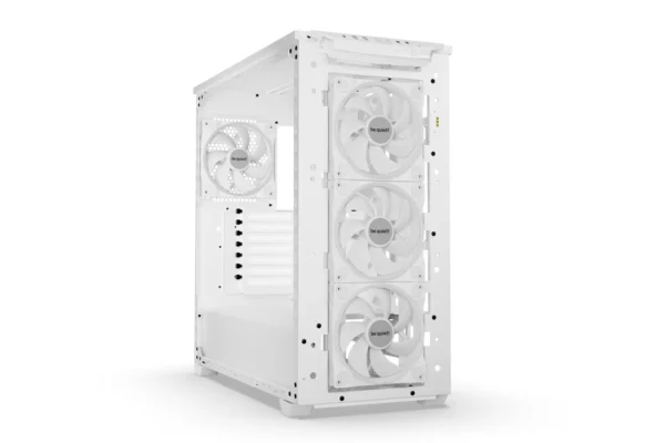 03_Shadow_Base_800_FX_white Be Quiet! Shadow Base 800 FX White Airflow ATX Midi-Tower Case with 4 Light Wings ARGB Fans & Tempered Glass - BGW64