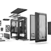 04_Dark_Base_701 BE QUIET! Dark Base 701 Black Mid-Tower E-ATX PC Case with ARGB Lighting & Tempered Glass - BGW58