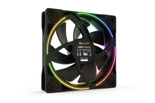 Be Quiet! Light Wings 120mm PWM ARGB High Airflow Low Noise PC Case Fan - BL072