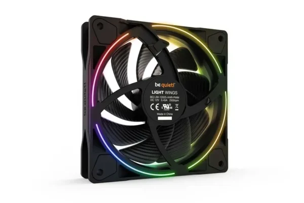 04_Light_Wings_120mm_PWM_high_speed_Triple_Pack Be Quiet! Light Wings 120mm PWM High-Speed ARGB High Pressure Fan Triple Pack w/ ARGB Hub - BL077