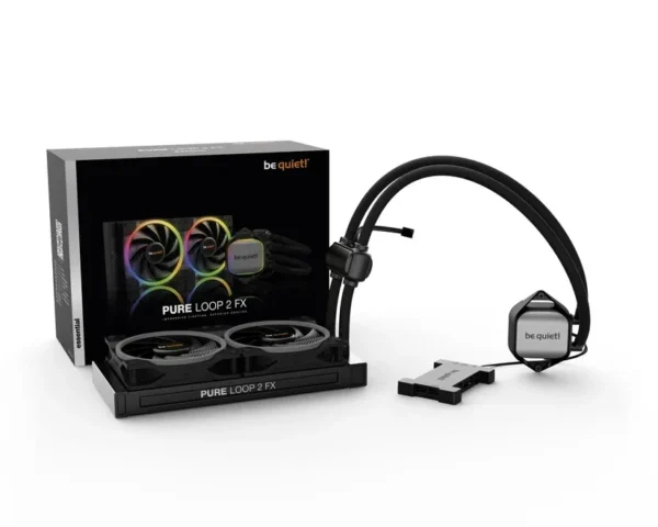 04_Pure_Loop_2_FX_240 Be Quiet! Pure Loop 2 FX 240mm ARGB All-in-One Liquid CPU Cooler with Dual Light Wings Fans - BW013