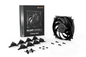Be Quiet! Silent Wings 4 120mm PWM Fluid-Dynamic Bearing High Performance PC Case & Radiator Fan - BL093