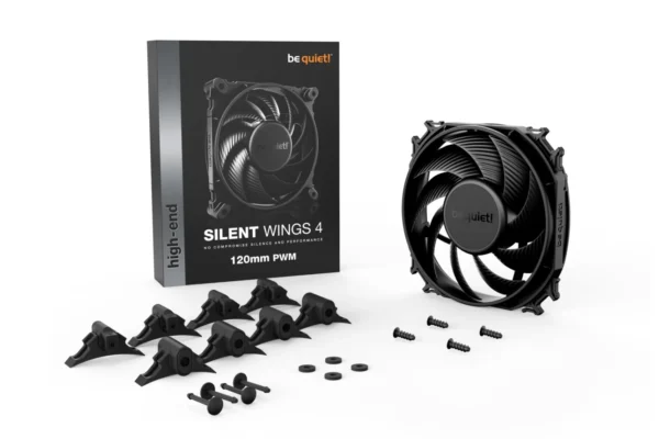 04_Silent-Wings-4_120_PWM Be Quiet! Silent Wings 4 120mm PWM Fluid-Dynamic Bearing High Performance PC Case & Radiator Fan - BL093