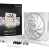 05_140_PWM_Highspeed Be Quiet! Light Wings White 140mm PWM High-Speed Triple-Pack ARGB Case Fans with 20 ARGB LEDs and ARGB Hub - BL103