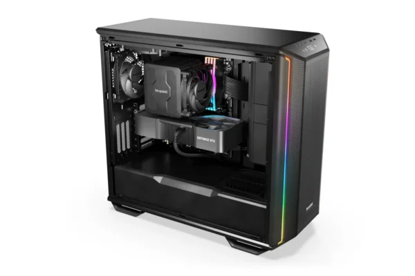 05_Dark_Base_701 BE QUIET! Dark Base 701 Black Mid-Tower E-ATX PC Case with ARGB Lighting & Tempered Glass - BGW58