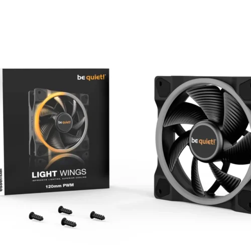 Be Quiet! Light Wings 120mm PWM ARGB High Airflow Low Noise PC Case Fan - BL072